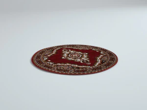4 persian rugs 3D Model