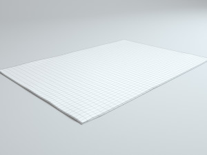 4 persian rugs Model 3D