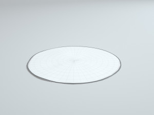 4 persian rugs Model 3D
