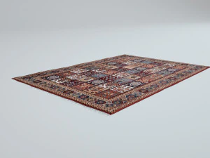 6 scottish rugs 3D Model