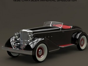 1932 chrysler imperial speedster 3D मॉडल