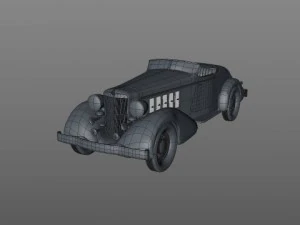 1932 chrysler imperial speedster 3D Model