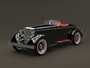 1932 chrysler imperial speedster 3D मॉडल