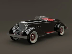 1932 chrysler imperial speedster 3D Model