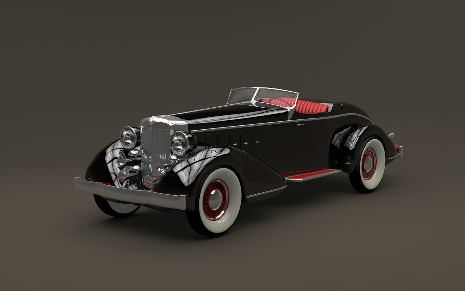 1932 chrysler imperial speedster Modele 3D. 