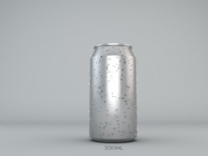 beverage cans in 3 sizes 3D 모델