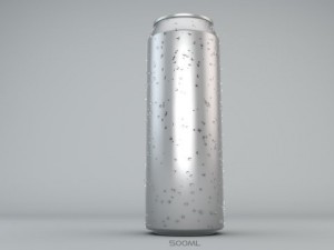 beverage cans in 3 sizes 3D 모델