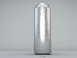 beverage cans in 3 sizes 3D Model
