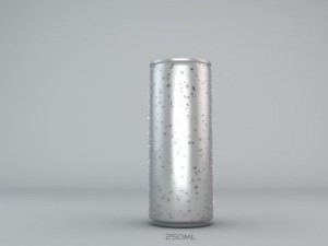 beverage cans in 3 sizes 3D 모델