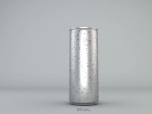 beverage cans in 3 sizes 3D Model