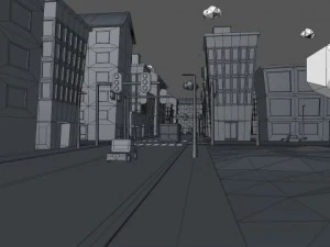 low poly city pack 3D Model