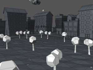 low poly city pack 3D मॉडल
