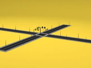 low poly city pack 3D Model