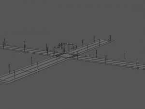 low poly city pack 3D मॉडल
