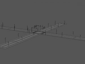 low poly city pack 3D Model