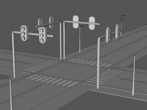 low poly city pack 3D Model
