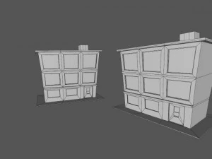 low poly city pack 3D Model