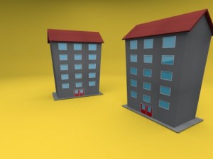 low poly city pack 3D मॉडल