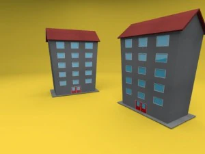 low poly city pack 3D Model