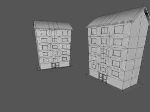 low poly city pack 3D Model