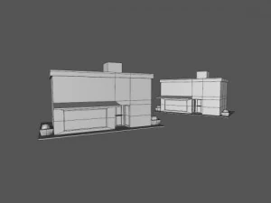 low poly city pack 3D Model