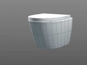 hanging toilet 3D Model
