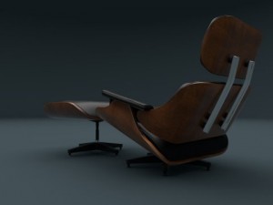 eames lounge chair 3Dモデル