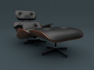 eames lounge chair 3Dモデル