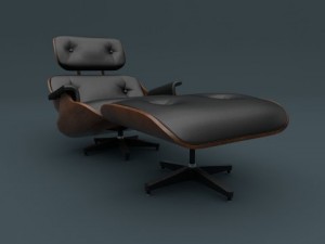 eames lounge chair 3Dモデル