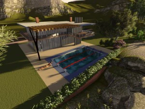 вилла 3D Модель