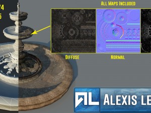fountain Modello 3D