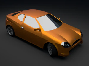 low poly car 3D Model