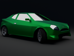 low poly car 3D Модель