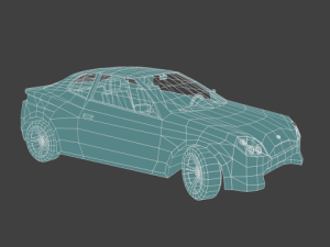 low poly car 3D Модель