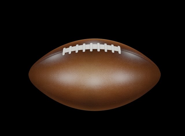 unbranded football 3D-Modell .c4d .max .obj .3ds .fbx .stl .blend 