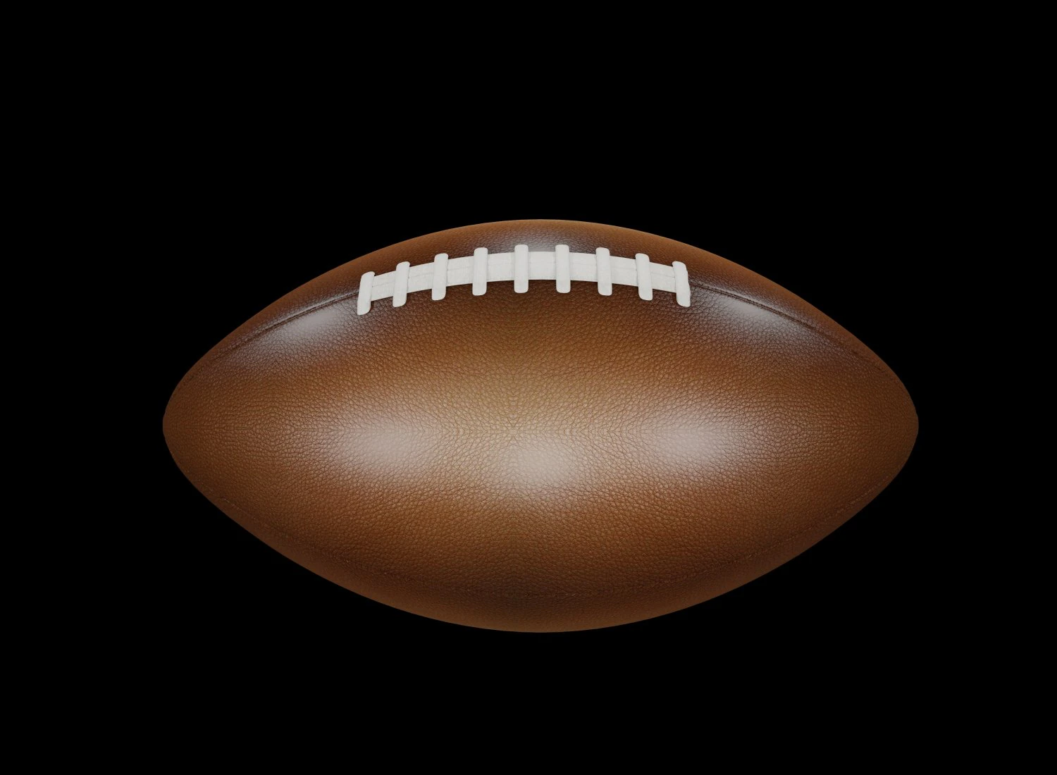 unbranded football 3D Model .c4d .max .obj .3ds .fbx .stl .blend
