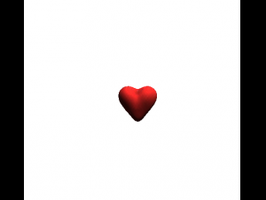 cartoon 3d heart 3Dモデル