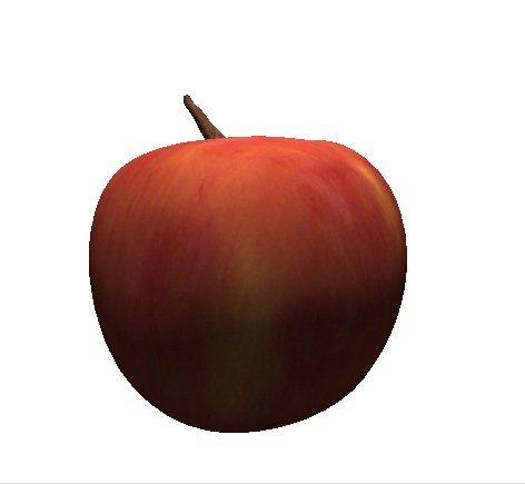 3d cartoon apple 3D Model .c4d .max .obj .3ds .fbx .stl .blend 
