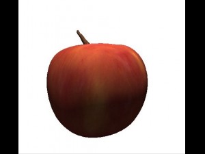 3d cartoon apple 3Dモデル