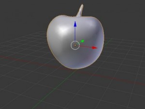 3d cartoon apple 3D Model
