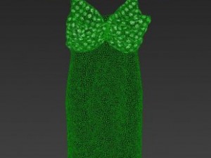 dress on a hanger 02 3Dモデル