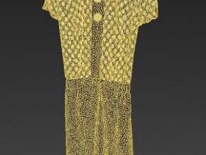 dress on a hanger 01 3D Model