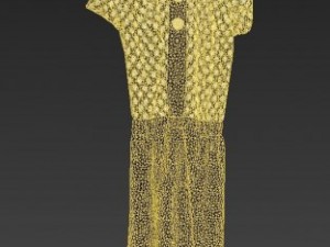 dress on a hanger 01 3D Model