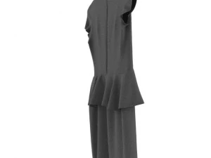 black dress on a hanger 03 3D Model
