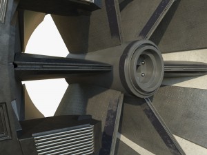 sci fi ventilation 3D-Modell