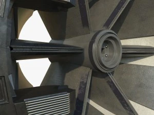 sci fi ventilation 3D Model