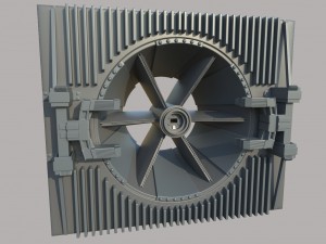 sci fi ventilation 3D-Modell