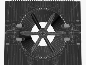 sci fi ventilation 3D-Modell