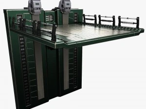 sci fi elevator 3D Model