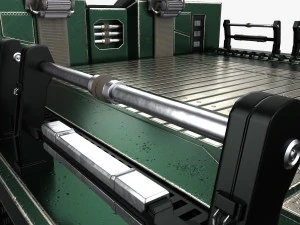 sci fi elevator 3D Model